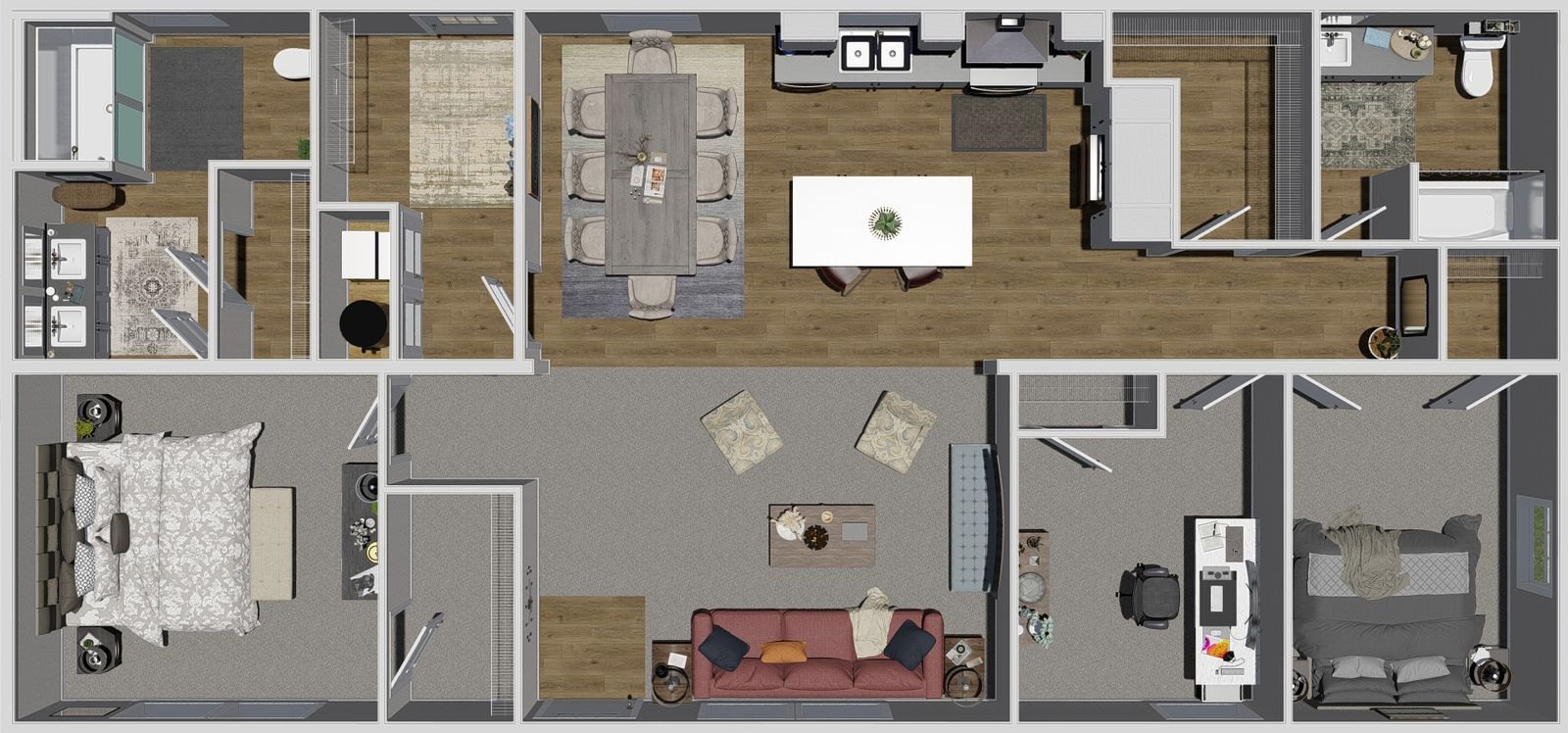 3D floor plan